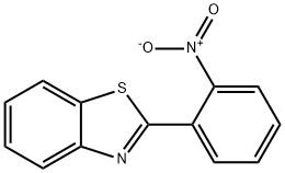 2-(2-Nitro-phenyl)-benzothiazole 结构式