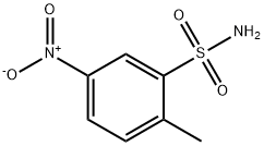 2-甲基-5-硝基苯磺酰胺 结构式