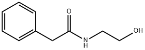 N-(2-羟基乙基)-2-苯乙酰胺 结构式