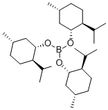 DL-薄荷基硼酸盐 结构式