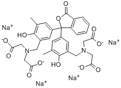 邻甲酚酞络合钠 结构式