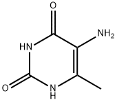 5-氨基-2,4-二羟基-6-甲基嘧啶 结构式