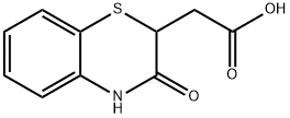 3,4-二氢-3-氧-2H-1,4-苯噻嗪-2-乙酸 结构式