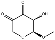 2H-Pyran-3,4-dione, dihydro-5-hydroxy-6-methoxy-, (5R,6S)- (9CI) 结构式