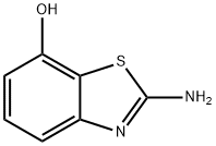 7-Benzothiazolol,2-amino-(9CI) 结构式