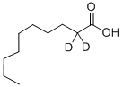 2,2-氘代癸酸 结构式