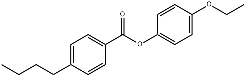 正丁基苯甲酸对乙氧基苯酯 结构式
