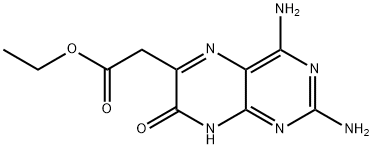 2,4-DiaMino-7-hydroxy-6-pteridineacetic Acid Ethyl Ester 结构式