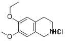 6-Ethoxy-7-methoxy-1,2,3,4-tetrahydroisoquinoline hydrochloride 结构式