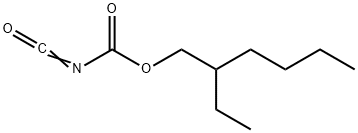 2-ethylhexyl isocyanatocarbonate 结构式
