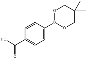 4-羧基苯硼酸新戊二醇酯 结构式