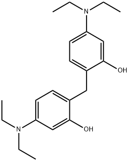 2,2'-Methylenebis[5-(diethylamino)phenol] 结构式