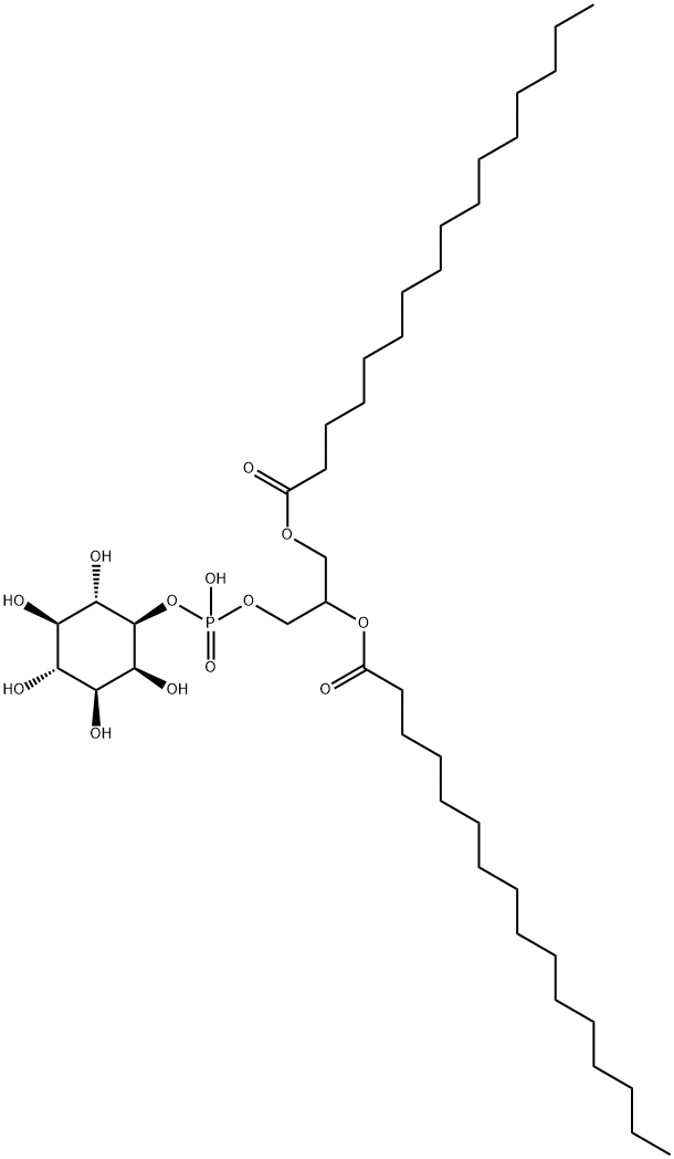 dipalmitoyl phosphatidylinositol 结构式