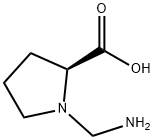 Proline, 1-(aminomethyl)- (9CI) 结构式