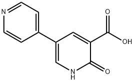 2-Oxo-5-(pyridin-4-yl)-1,2-dihydropyridine-3-carboxylic acid 结构式