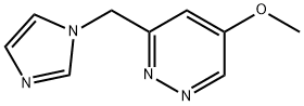 Pyridazine, 3-(1H-imidazol-1-ylmethyl)-5-methoxy- (9CI) 结构式