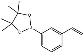 3-乙烯基苯硼酸频呢醇酯 结构式