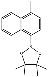 4-甲基萘-1-硼酸频哪醇酯 结构式
