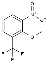 2-Methoxy-1-nitro-3-(trifluoroMethyl)benzene 结构式