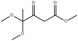 4,4-二甲氧基-3-羰基戊酸甲酯 结构式