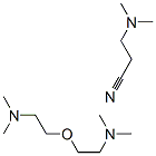 2-(2-dimethylaminoethoxy)-N,N-dimethyl-ethanamine: 3-dimethylaminoprop anenitrile 结构式