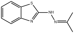 2-苯并噻唑基丙酮腙 结构式