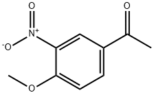 4-甲氧基-3-硝基苯乙酮 结构式