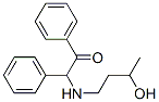 2-(3-hydroxybutylamino)-1,2-diphenyl-ethanone 结构式