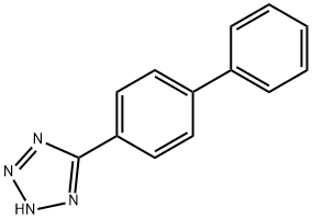 5-BIPHENYL-4-YL-2H-TETRAZOLE 结构式