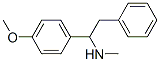 1-(4-methoxyphenyl)-N-methyl-2-phenyl-ethanamine 结构式