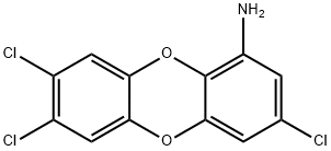 1-amino-3,7,8-trichlorodibenzo-4-dioxin 结构式