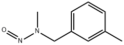 (3-甲基苄基)甲基亚硝胺 结构式