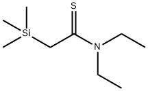 Ethanethioamide,  N,N-diethyl-2-(trimethylsilyl)- 结构式