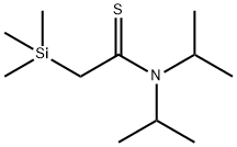 Ethanethioamide,  N,N-bis(1-methylethyl)-2-(trimethylsilyl)- 结构式