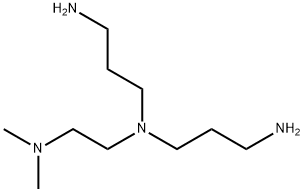 N-(3-aminopropyl)-N-[2-(dimethylamino)ethyl]propane-1,3-diamine 结构式