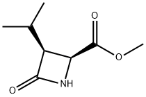 2-Azetidinecarboxylicacid,3-(1-methylethyl)-4-oxo-,methylester,(2S,3S)-(9CI) 结构式