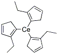 TRIS(ETHYLCYCLOPENTADIENYL)CERIUM 结构式