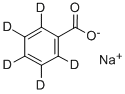 苯甲酸-2,3,4,5,6-D5 钠盐 结构式