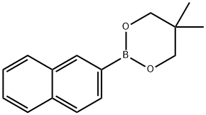 2-萘硼酸新戊二醇酯 结构式