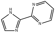 2-(1H-2-咪唑基)嘧啶 结构式