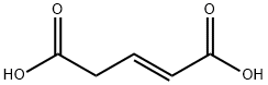反-戊烯二酸 结构式