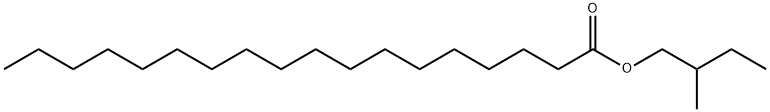 Octadecanoic acid, 2-Methylbutyl ester 结构式