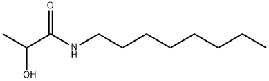 2-hydroxy-N-octyl-propanamide 结构式