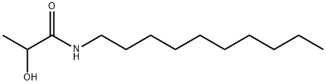 N-decyl-2-hydroxy-propanamide 结构式