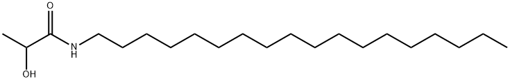 2-hydroxy-N-octadecyl-propanamide 结构式