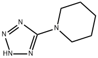 1-(2H-1,2,3,4-TETRAAZOL-5-YL)PIPERIDINE 结构式