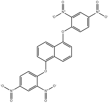 1,5-bis(2,4-dinitrophenoxy)naphthalene 结构式