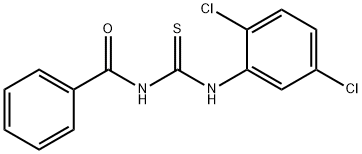 1-Benzoyl-3-(2,5-dichlorophenyl)thiourea 结构式