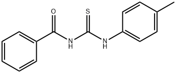 N-benzoyl-N'-(4-methylphenyl)thiourea 结构式