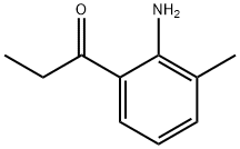1-(2-氨基-3-甲基苯基)丙-1-酮 结构式